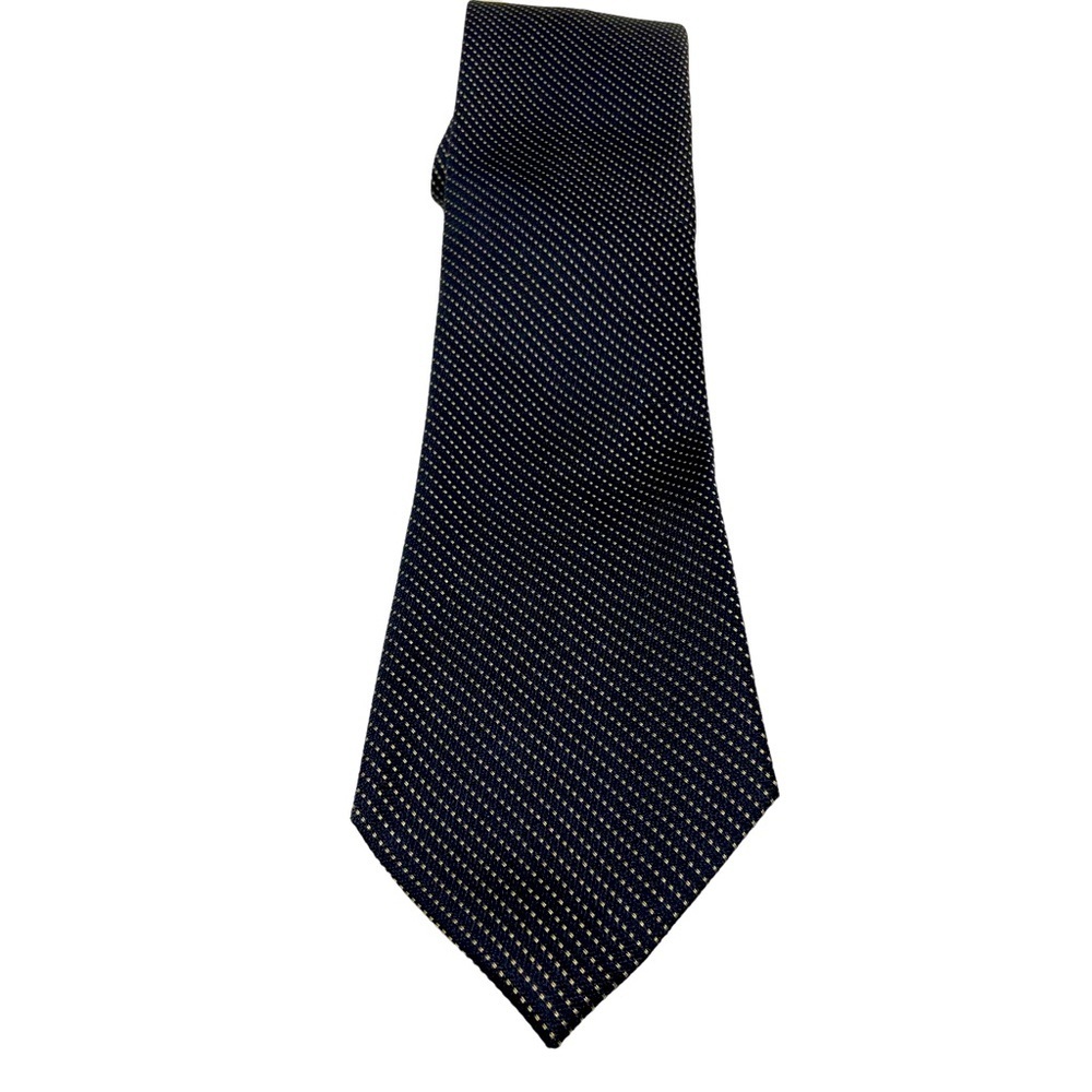 Calvin Klein Dark Brown with Tan Polka Dots Necktie